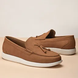 Mast & Harbour Men Memory Foam Lightweight Tassel Loafers-picture-8