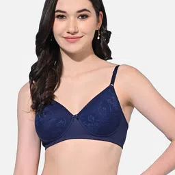 FIMS Floral Full Coverage Lightly Padded All Day Comfort Seamless Everyday Bra-picture-29