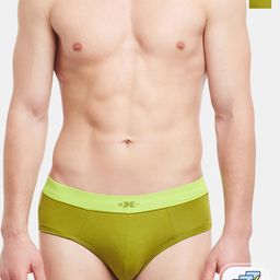 BODYX Pack Of 2 Low-RiseAnti Bacterial Cotton Briefs BX07B-Wood-Wine-2PCS-S-image-44