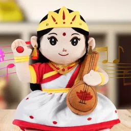 Panda's Box Kids Mantra Chanting Devi Saraswati Soft Plush Toy-51