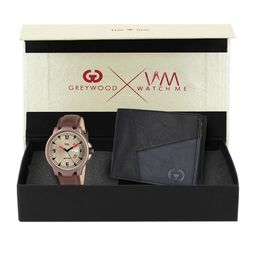Greywood Men Black & Brown Accessory Gift Set-image-125