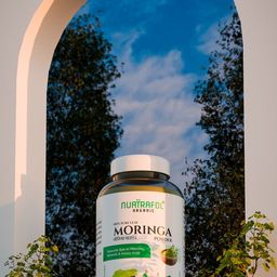 NUATRAFOL Organic 100% Pure Leaf Moringa Powder - 200g-16