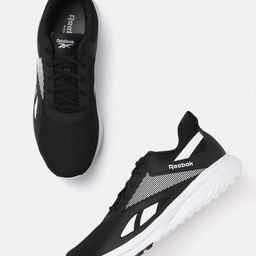 Reebok Men Black & White Woven Design Conclave Running Shoes-picture-18