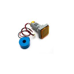 Yellow AC20-500V 0-100A 22mm AD16-22FVA Square LED Voltage and Current Dual Display Indicator with Transformer image 2