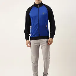 Sports52 wear Men Colourblocked Track Jacket With Joggers Training Tracksuit-picture-9