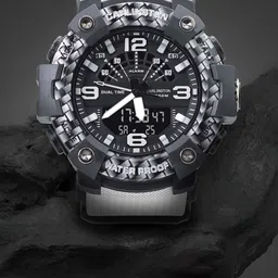 CARLINGTON Men Endurance Bracelet Style Straps Analogue Multi Function Watch 9103 White-48