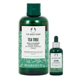 THE BODY SHOP Unisex Tea Tree Skin Clearing Face Wash & Anti-Imperfection Daily Solution-18