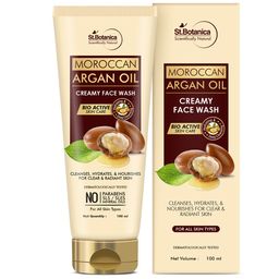 St.Botanica Unisex Moroccan Argan Oil Creamy Face Wash, 100ml-46