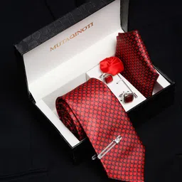 MUTAQINOTI Men Printed Formal Accessory Gift Set-picture-10