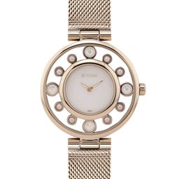 Titan Women Embellished Bracelet Style Analogue Watch NK9812WM01-White-2015034-picture-53
