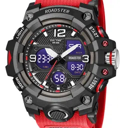 The Roadster Lifestyle Co Men Analogue & Digital Watch RDSTR-8008-RED-26