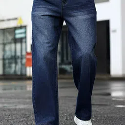 Ben Martin Men Loose Fit High-Rise Light Fade Stretchable Jeans-image-48