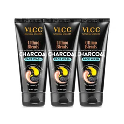 VLCC Set of 3 Ultimo Blends Whitening & Detoxifying Charcoal Face Wash - 100ml each-12