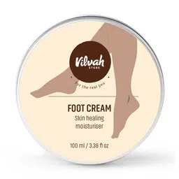 Vilvah Store Moisturizing Foot Cream with Avocado & Shea Butter For Dry Cracked Feet 100ml-30