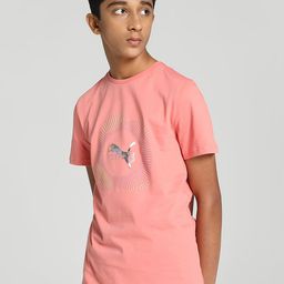 one8 x PUMA Virat Kohli Boys Brand Logo Printed Graphic Youth Pure Cotton T-shirt-picture-51