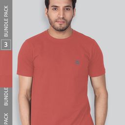 LUX NITRO Pack Of 3 Round Neck Anti Odour T-Shirt-image-99