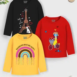 YK X Trampoline Girls 3 Printed Extended Sleeves T-shirt-image-37