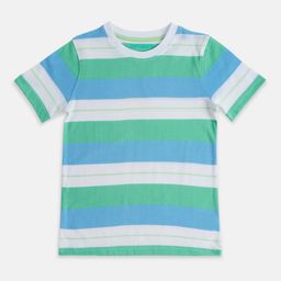 Pantaloons Junior Boys Striped Round Neck Cotton T-shirt-picture-43