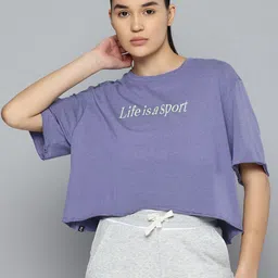 Domyos By Decathlon Printed Drop-Shoulder Sports T-shirt-image-6