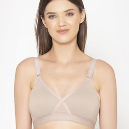 GROVERSONS Woman Paris Beauty Non-Padded Non Wired Full Coverage Cotton Rich X Frame Bra-18