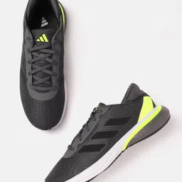ADIDAS Men Woven Design Round-Toe Ford-Fit Running Shoes with Striped Detail-picture-55