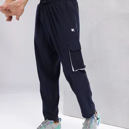 HRX by Hrithik Roshan Men Cargo-Style Relaxed Training Parachute Track Pants-image-72