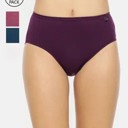 Van Heusen Women Pack of 3 Assorted Solid Antibacterial Briefs 11101-picture-21