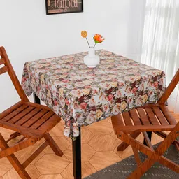 Kuber Industries Multicolour Printed 2 Seater Reversible Dining Table Cover-28