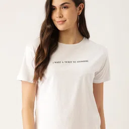 Trendyol Round Neck Printed T-shirt-image-28