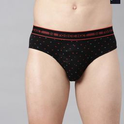 Force NXT Men Pack Of 2 Conversational Printed Pure Cotton Briefs MNFF-116-R3-A-C3-2-14