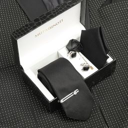 MUTAQINOTI Men Silk Necktie Accessory Gift Set-picture-23