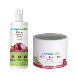 Mamaearth Sustainable Onion Set of Hair Mask & Hair Oil-12