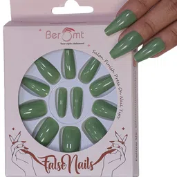 BEROMT Salon Finish Premium Glossy Press-On False Nail Tips Kit - Shade 417-image-87