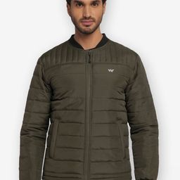 Wildcraft Men Olive Green Water Resistant Outdoor Quilted Jacket-image-55