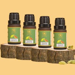 ULLASSA Pack of 4 Cardamom Essential Oil For Anti-Aging, Complexion, Hydration, Sun Protection-image-74