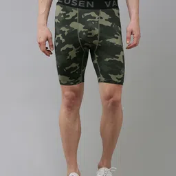 Van Heusen Men Camouflage Printed High-Rise Training Shorts-image-72