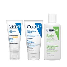 CeraVe Morning Skincare Combo of Facewash & Moisturizer SPF50 for Normal To Dry Skin-48