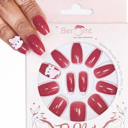 BEROMT Salon Finish Cute Charm Press-On False Nail Tips Kit - Shade BFNC06CC-51