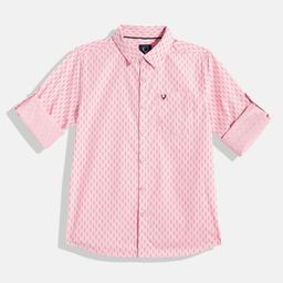 Allen Solly Junior Boys Sport Micro Ditsy Opaque Printed Pure Cotton Casual Shirt-image-23