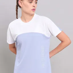 Technosport Colourblocked Antimicrobial Slim Fit Short Length T-shirt-image-52