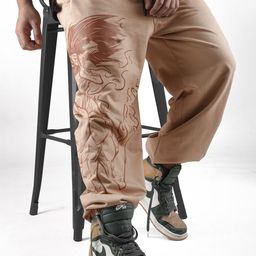 COMICSENSE Men Attack on Titan Anime Printed Baggy Fit Joggers-image-15