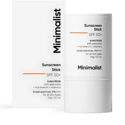 Minimalist SPF50 Sunscreen Stick Broad Spectrum PA++++ with Adenosine & Rice Bran Oil- 20g-5