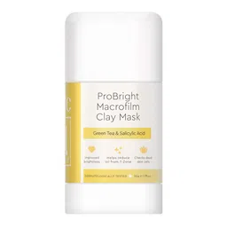 VLCC Clinic ProBright Macrofilm Clay Mask Enriched With Green Tea & Salicylic Acid - 50 g-55