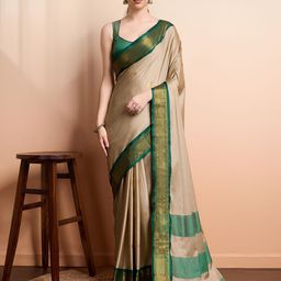 SGF11 Ethnic Motifs Woven Design Zari Silk Blend Kanjeevaram Saree-picture-44