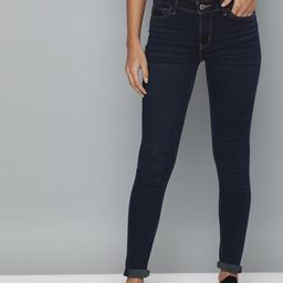 Levis Women Blue Super Skinny Fit Mid-Rise Clean Look Stretchable Sustainable Jeans-image-34