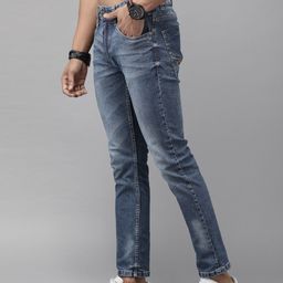 Roadster Men Navy Blue Skinny Fit Mid-Rise Clean Look Stretchable Jeans-image-39
