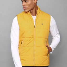 Allen Solly Men Yellow Solid  Pure Cotton Padded Jacket-24