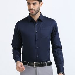 THE FORMAL CLUB Giza Cotton Formal Shirt-image-68