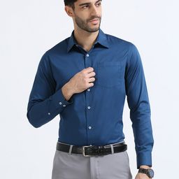 THE FORMAL CLUB Giza Cotton Formal Shirt-image-63