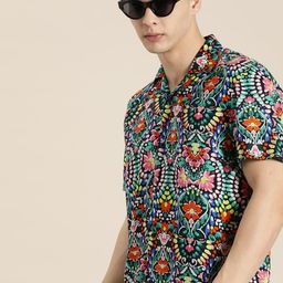 Hancock Men Comfort Printed Casual Shirt-picture-35